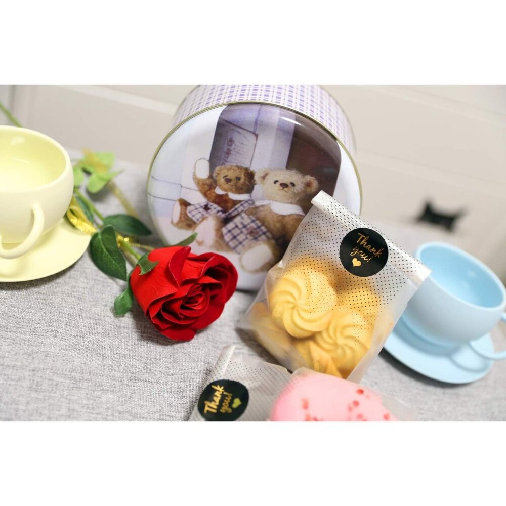 100 pcs./Pack Translucent Plastic Bags for Cookie,Cake,Chocolate,Candy,Snack Wra - Picture 8 of 9